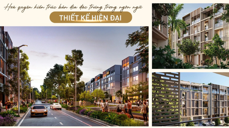 Sự kết hợp giữa kiến trúc hiện đại và các yếu tố văn hóa đặc trưng Sự kết hợp giữa kiến trúc hiện đại và các yếu tố văn hóa đặc trưng